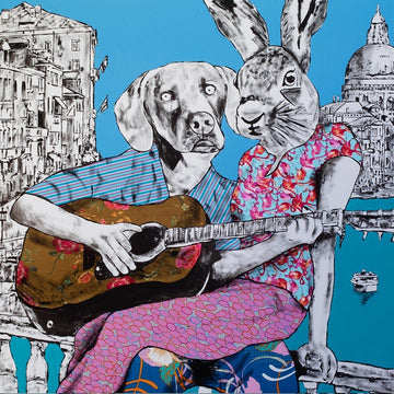 They were born romantics (Original Painting)