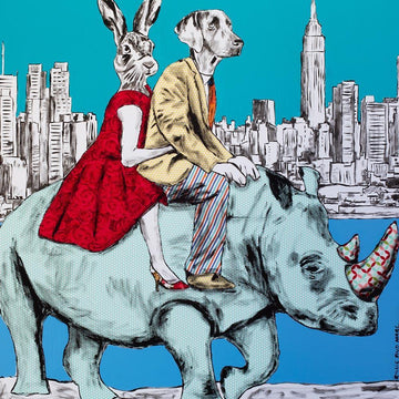 They were riding for freedom (Original Painting)