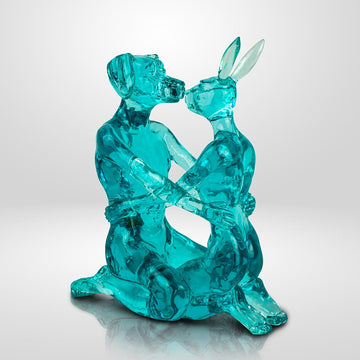 They were the best lolly kissers (Small Resin Sculpture)