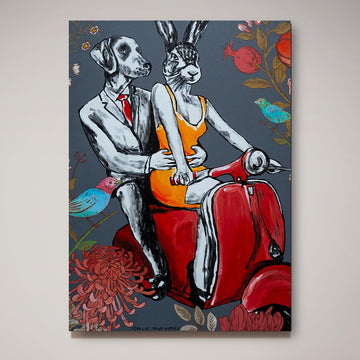 They had a love affair with life (Original Painting)