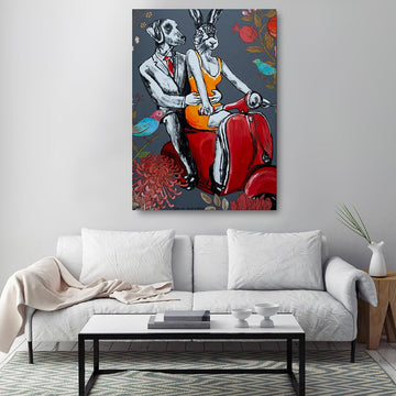 They had a love affair with life (Original Painting)