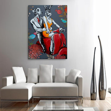 They had a love affair with life (Original Painting)