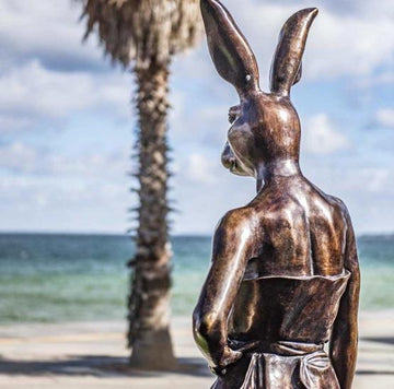 Angelina Rabbitgirl (Bronze Sculpture)
