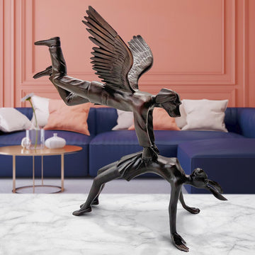 They Were Made for Heaven and Earth (Bronze Sculpture, Miniature)