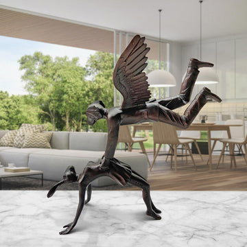 They Were Made for Heaven and Earth (Bronze Sculpture, Miniature)