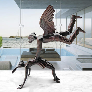 They Were Made for Heaven and Earth (Bronze Sculpture, Miniature)