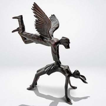 They Were Made for Heaven and Earth (Bronze Sculpture, Miniature)