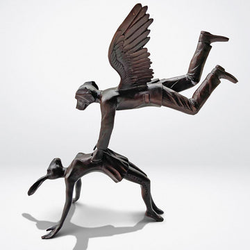 They Were Made for Heaven and Earth (Bronze Sculpture, Miniature)