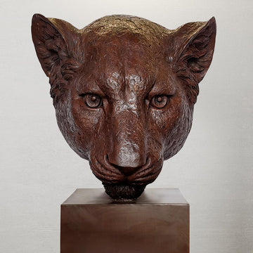 Anya - Amur Leopard of the Wild (Bronze Sculpture)