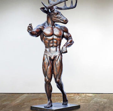 Arnie Stag Schwarzenegger (Bronze Sculpture)