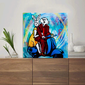 They Wanted Everyday to Be Their Bday (Original Painting)