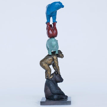 Love the Last Stack (Bronze Sculpture)