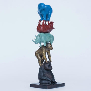 Love the Last Stack (Bronze Sculpture)