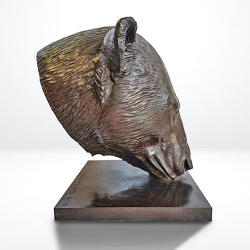 Atiqtalik the Polar Bear Was a Face of the Wild (Bronze Sculpture)