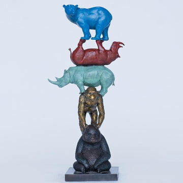 Love the Last Stack (Bronze Sculpture)