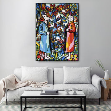 They lived in a world of beauty (Original Painting)