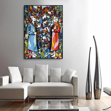 They lived in a world of beauty (Original Painting)