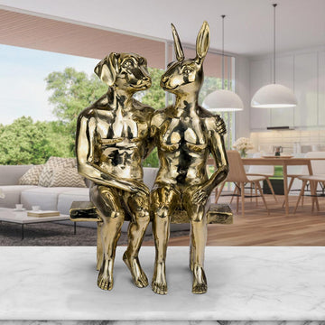 They Were Together Forever (Bronze Sculpture)