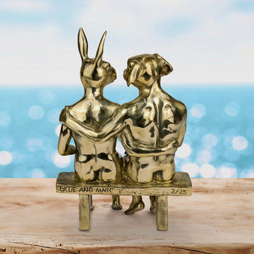They Were Together Forever (Bronze Sculpture)