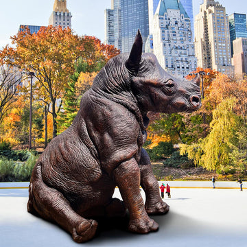 Raza Had a Big Idea (Bronze Sculpture)