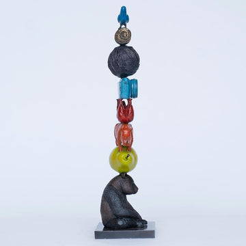 The Stack that Would Never Fall (Bronze Sculpture)