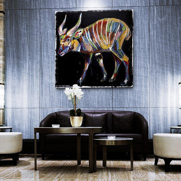 The bongo had ideas of his own (Original Painting)