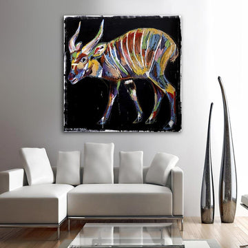 The bongo had ideas of his own (Original Painting)