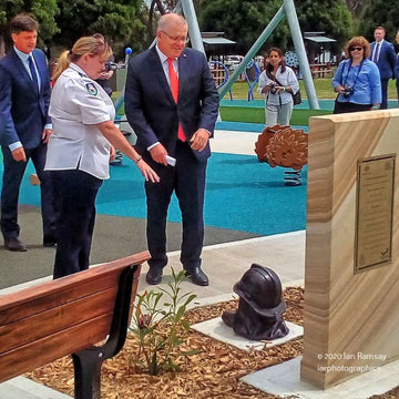Boot and Helmet - A Memorial