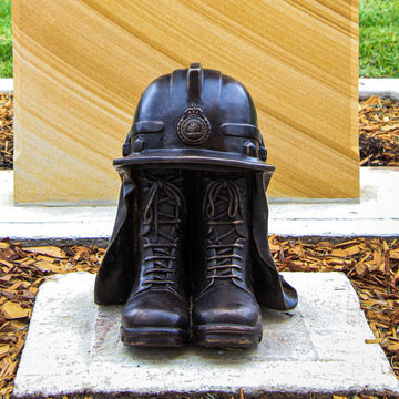 Boot and Helmet - A Memorial