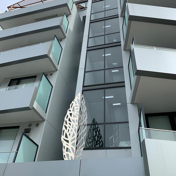 The Birth of a Tree (Stainless Steel Sculpture)