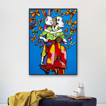 They Were Bursting With Love (Original Painting)