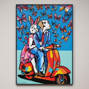 The butterflies were a flutter (Original Painting)