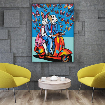 The butterflies were a flutter (Original Painting)