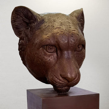 Jahanna - Asiatic Cheetah of the Wild (Bronze Sculpture)