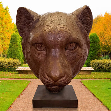 Jahanna the Asiatic Cheetah was Thinking Big (Bronze Sculpture)