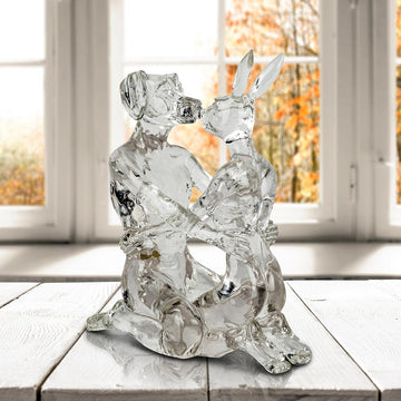 They were the best lolly kissers (Small Resin Sculpture)