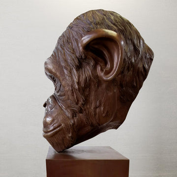 Kabaka - Chimpanzee of the Wild (Bronze Sculpture)