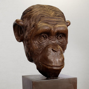 Kabaka - Chimpanzee of the Wild (Bronze Sculpture)