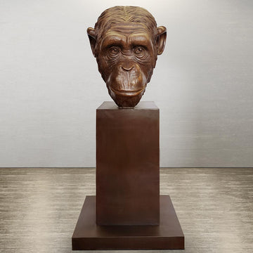 Kabaka - Chimpanzee of the Wild (Bronze Sculpture)