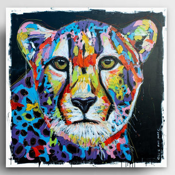 The Cheetah was the fastest but she would still try harder (Original Painting)