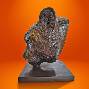 Jahanna the Asiatic Cheetah was a Face of the Wild (Bronze Sculpture)