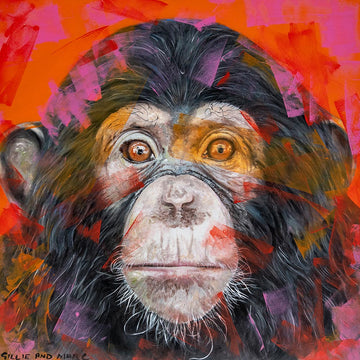 Wild about chimps (Original Painting)