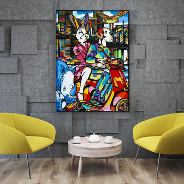 They were city lovers (Original Painting)