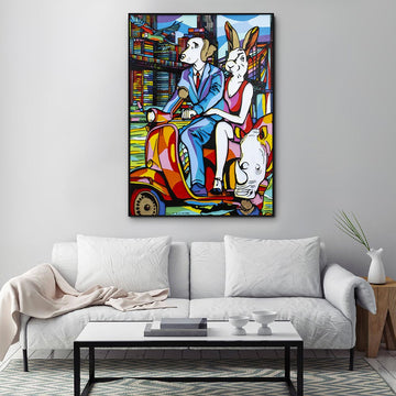 They Were City People (Original Painting)