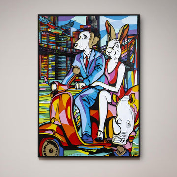 They Were City People (Original Painting)