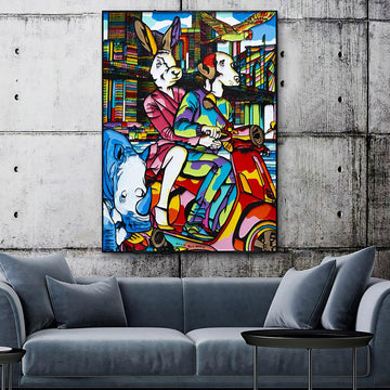 They were city lovers (Original Painting)