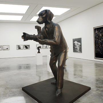 Paparazzi City Dogman (Bronze Sculpture)