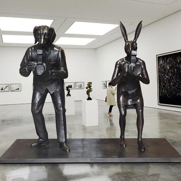 Paparazzi City Dogman (Bronze Sculpture)