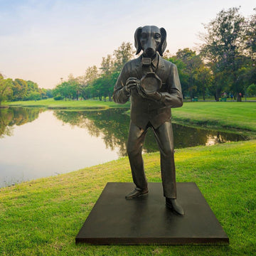Paparazzi City Dogman (Bronze Sculpture)