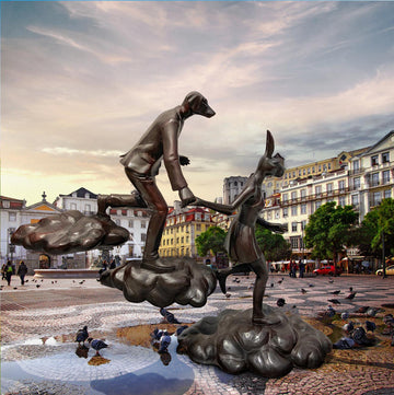 They Were the Cloud Walkers (Bronze Sculpture)